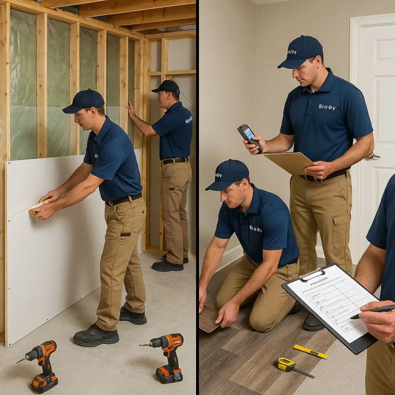 Repairs and Reconstruction process in North Hampton, NH
